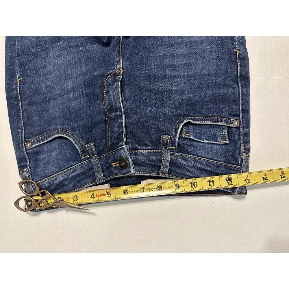 Pilcro Anthropologie‎ Jeans 26 Blue High-Rise Skinny Denim Cotton Stretch